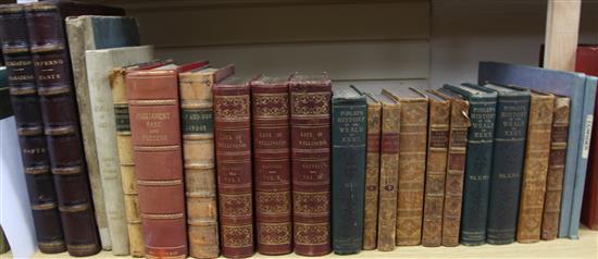 Old Leather & Cloth - A miscellany including Tredgolds Elementary Principles of Carpentry ... 2nd edition, (40 books)